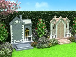 建筑類藝術墓型設計